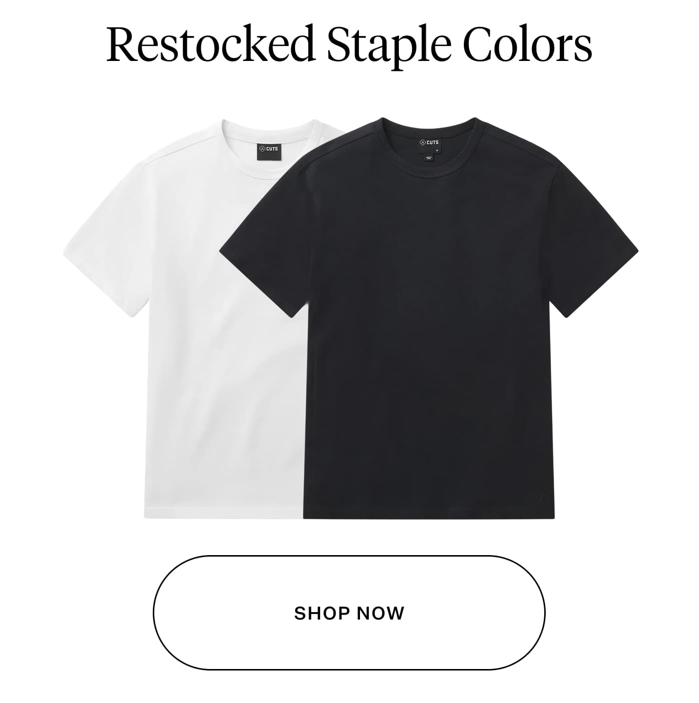 Restocked Staple Colors