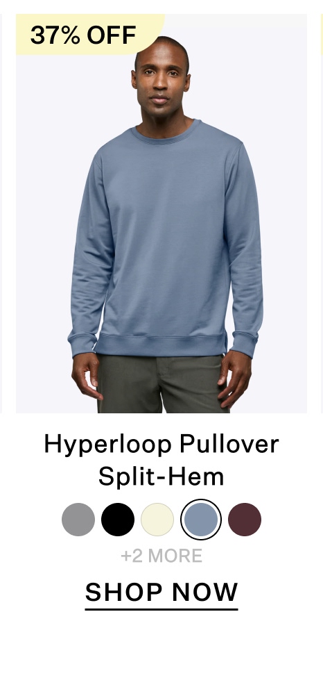 Hyperloop Pullover Split-Hem