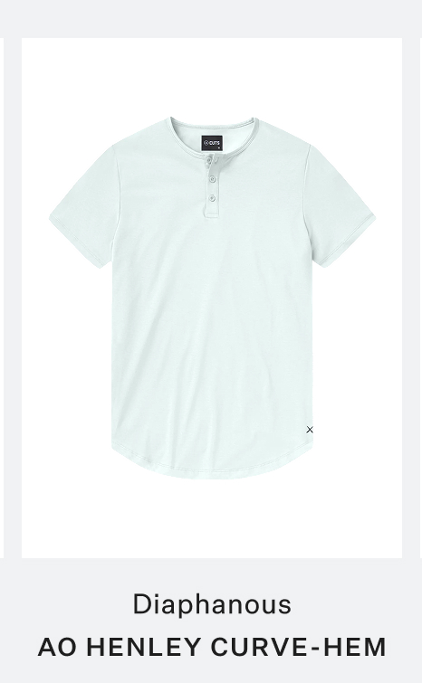 Diaphanous AO Henley Curve-Hem