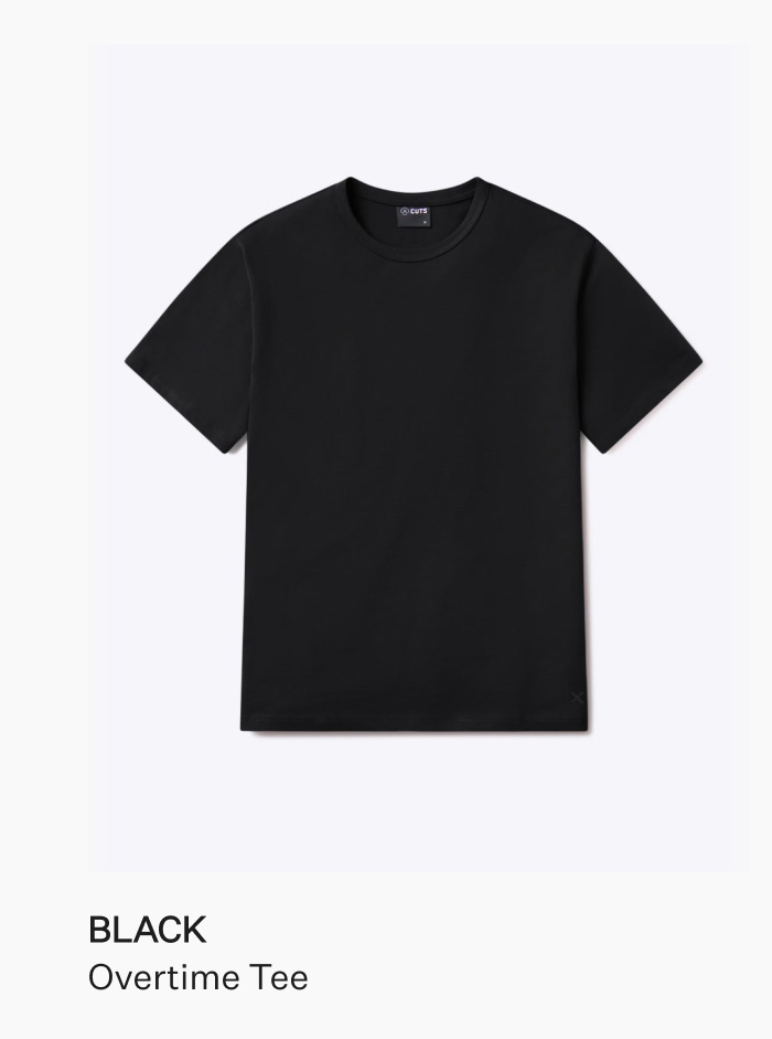Overtime Oversized Tee - Black