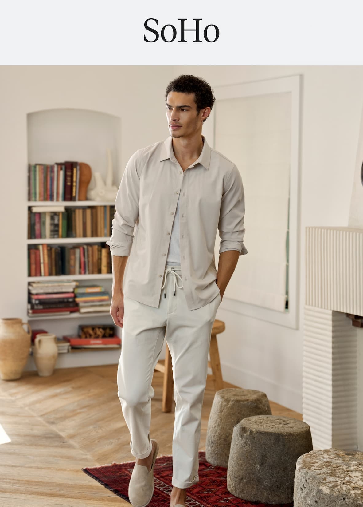 SoHo Long Sleeve Button Up