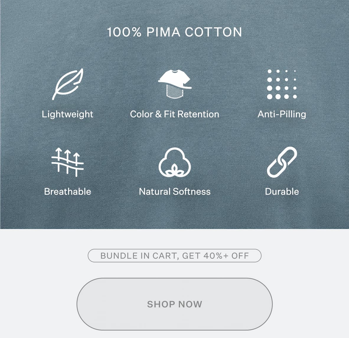 Shop Featherlight Pima Tees - Bundle in Cart, Get 40%+ Off