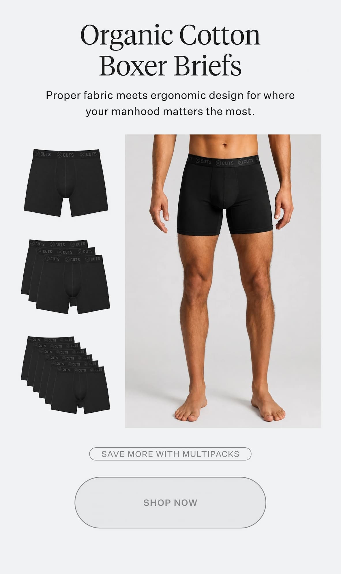 Organic Cotton Boxer Brief