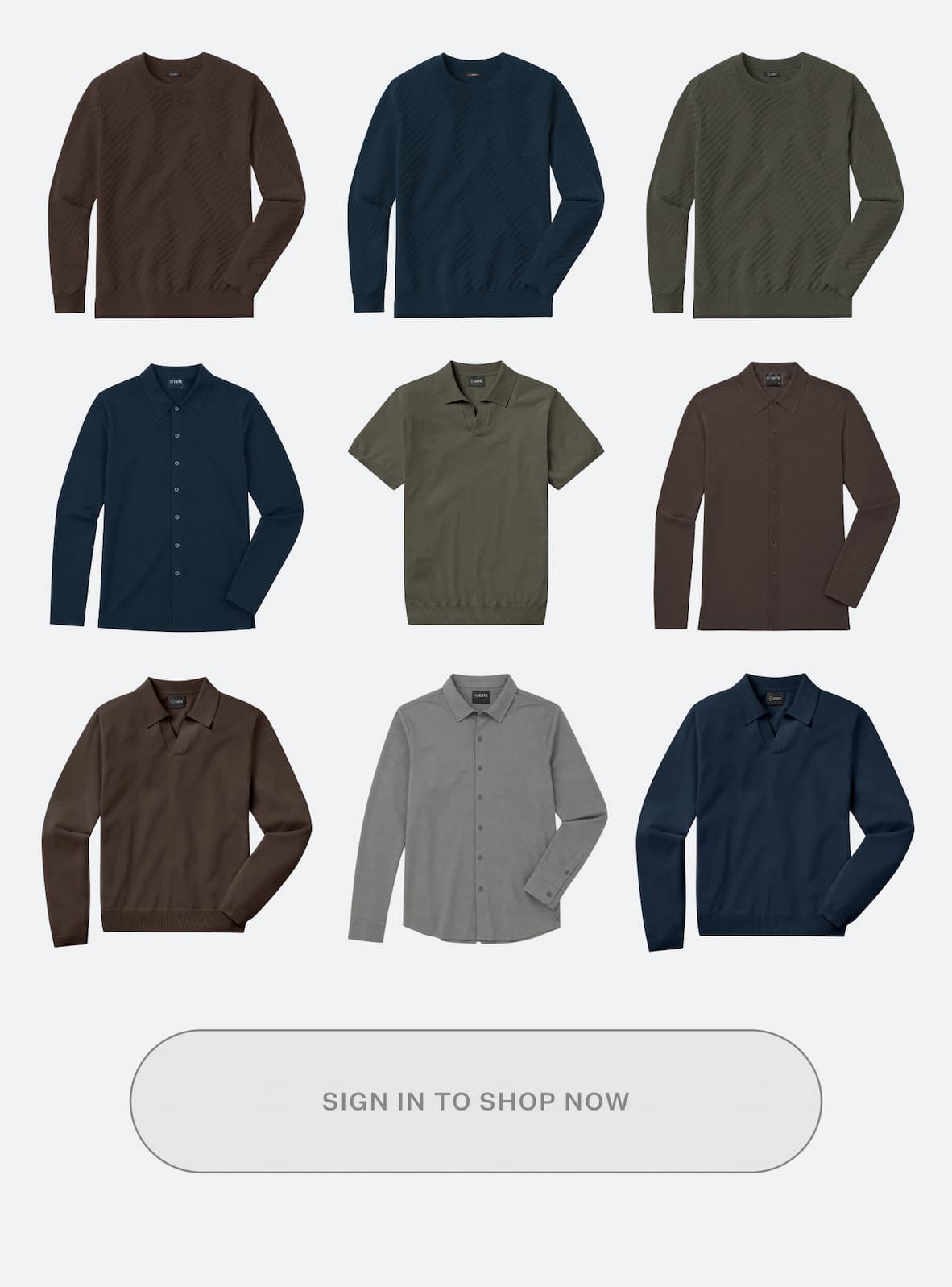 Sign Up to Shop Fall Collection
