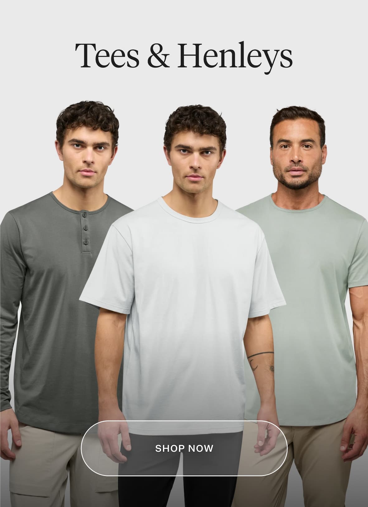 Shop Tees & Henleys - Bundle in Cart, Get 40%+ Off