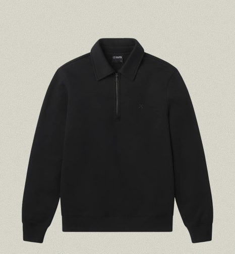 Divine Fleece Q-Zip - Black