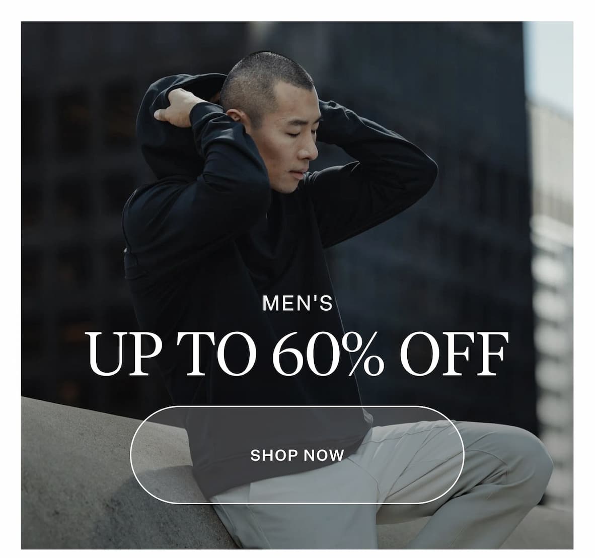 Shop Men's Up To 60% Off
