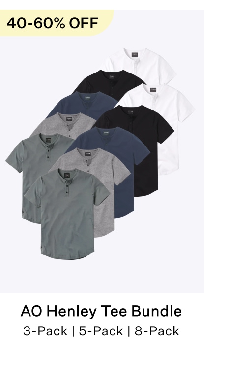 AO Henley Tee Bundle