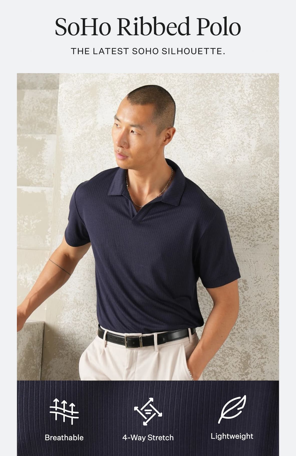 SoHo Ribbed Polo
