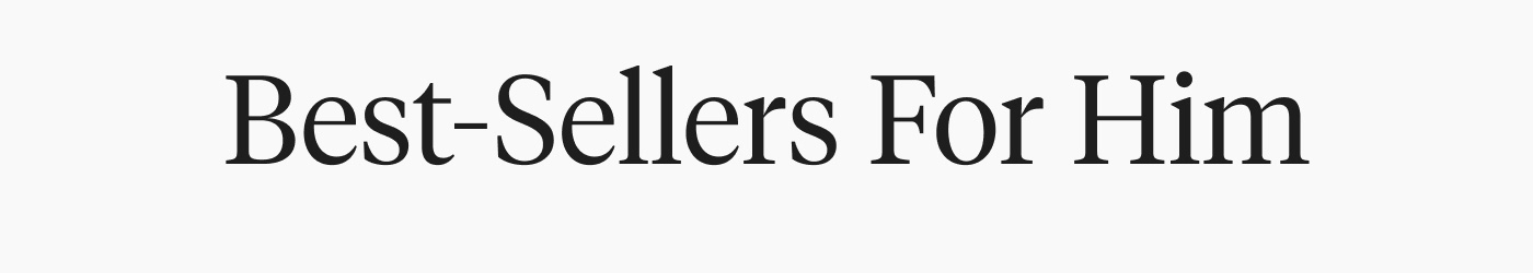 Best-Sellers for Him