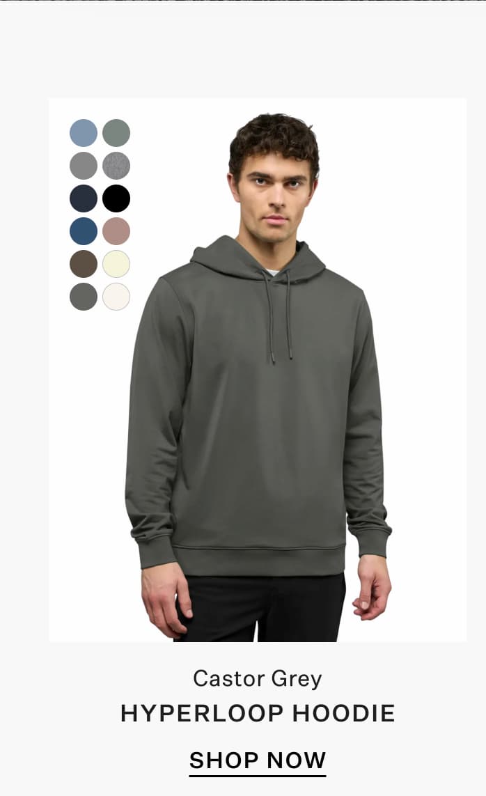 Castor Grey Hyperloop Hoodie