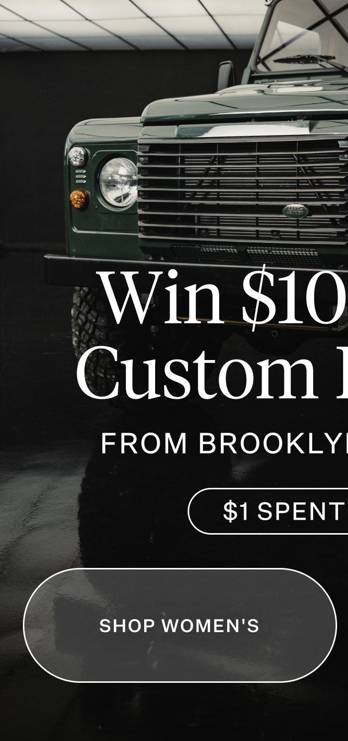 Shop Women's and Win $100K or a custom Defender