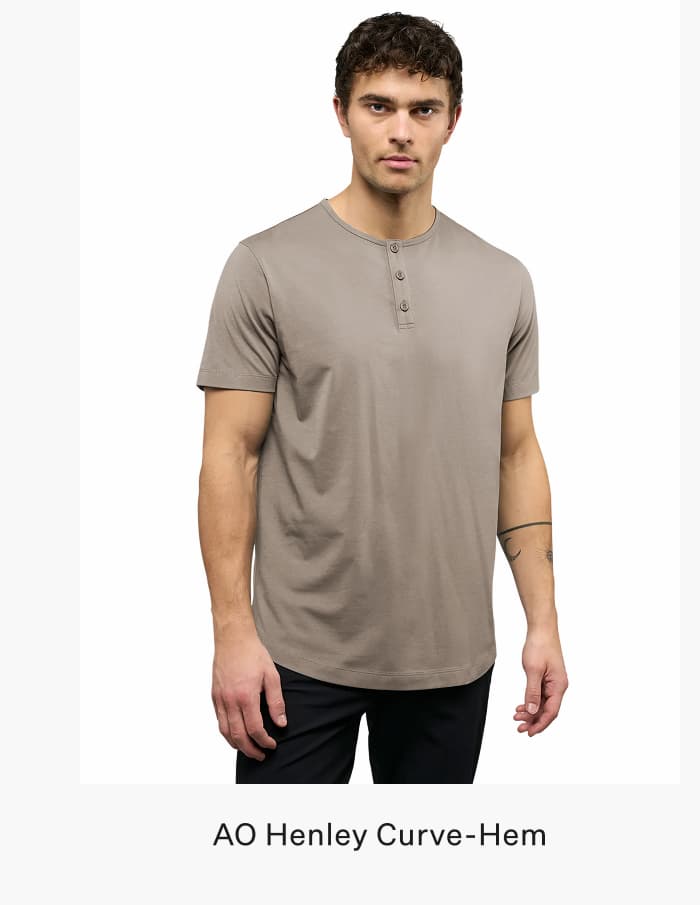 AO Henley Curve-Hem