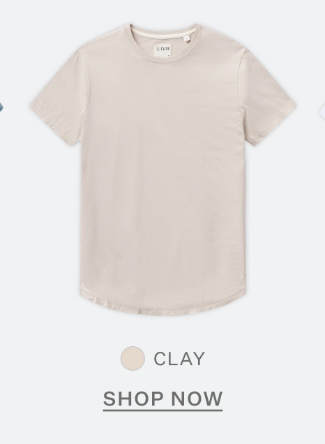 Featherlight Pima Tees in Clay