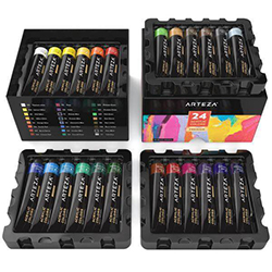 Acrylic Paint Set - 24 Colors