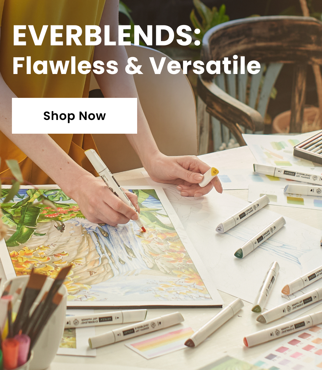 New Arrivals Everblend Ultra H20 Markers Arteza