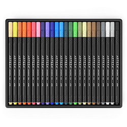 Inkonic Fineliner Pens, Set of 24