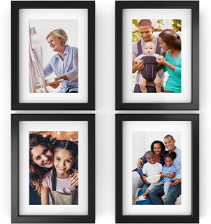 Premium Picture Frames, 6 Pack