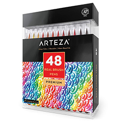 Real Brush Pens Set of 48