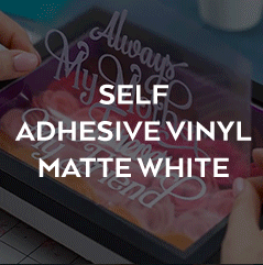 Self Adhesive Vinyl Matte White