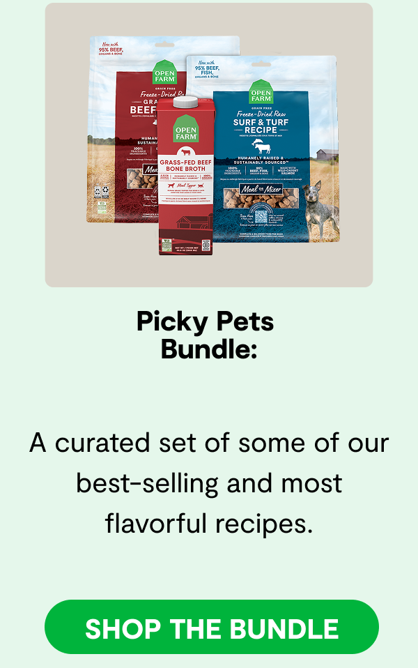 Picky Pets Bundle: | A curated set of some of our best-selling and most flavorful recipes. [ SHOP THE BUNDLE ]
