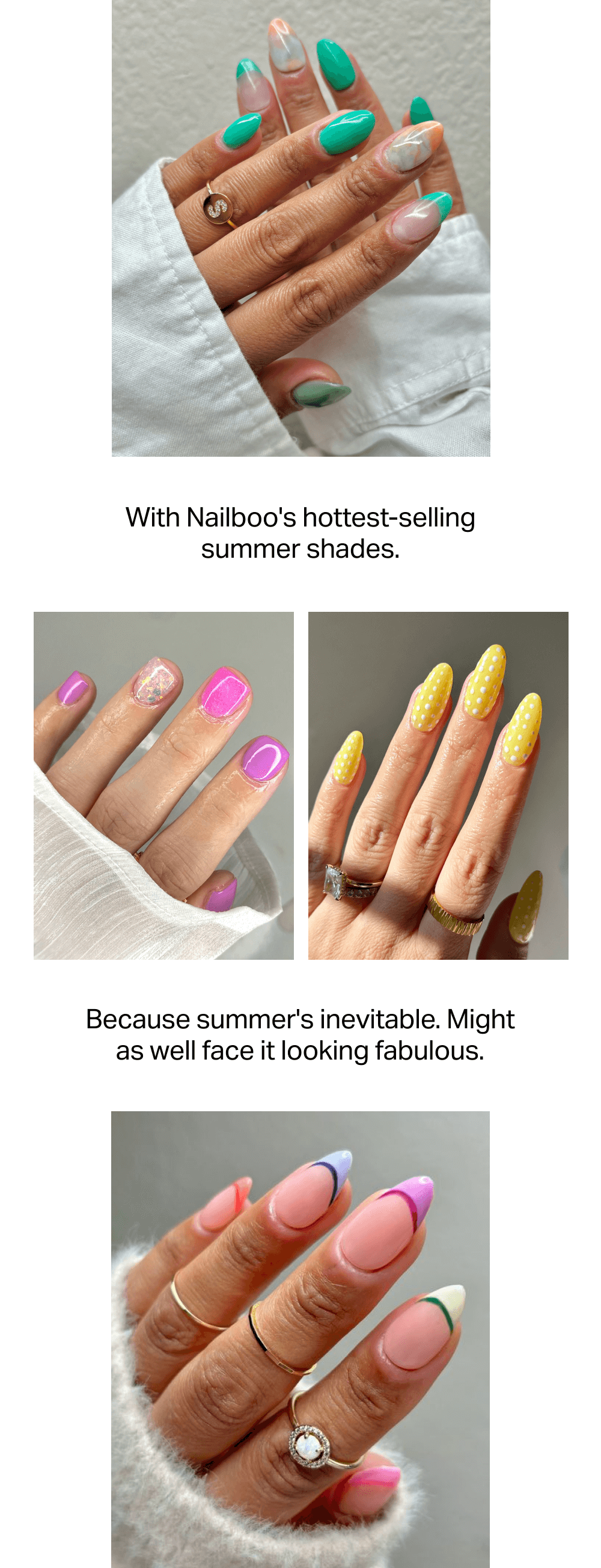 With Nailboo's hottest-selling summer shades.