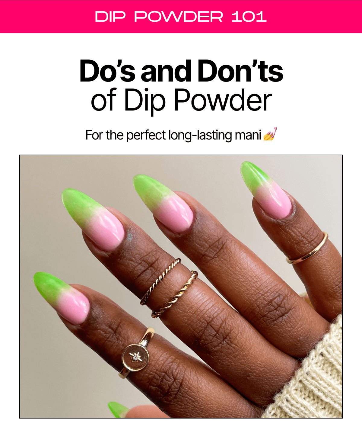 Do's and Don'ts of Dip Powder Nails Nailboo
