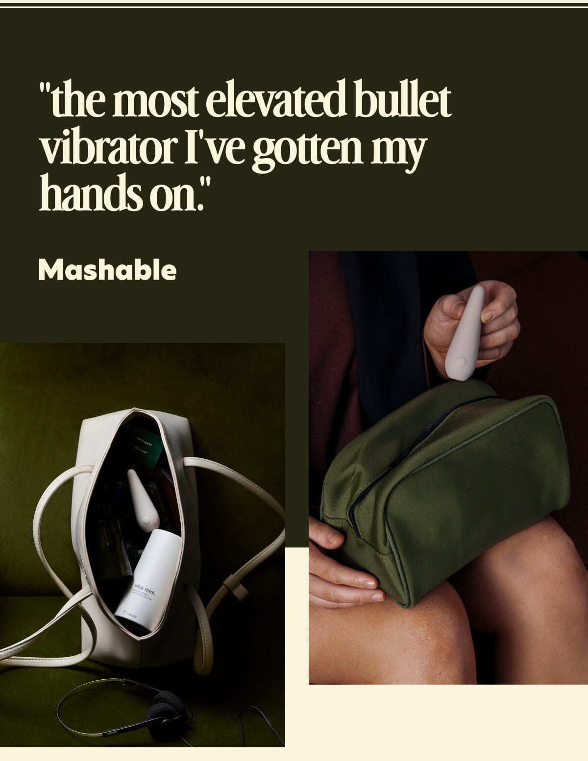 "the most elevated bullet vibrator I've gotten my hands on." - Mashable 