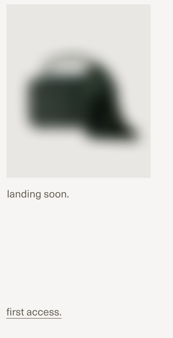 landing soon. | first access