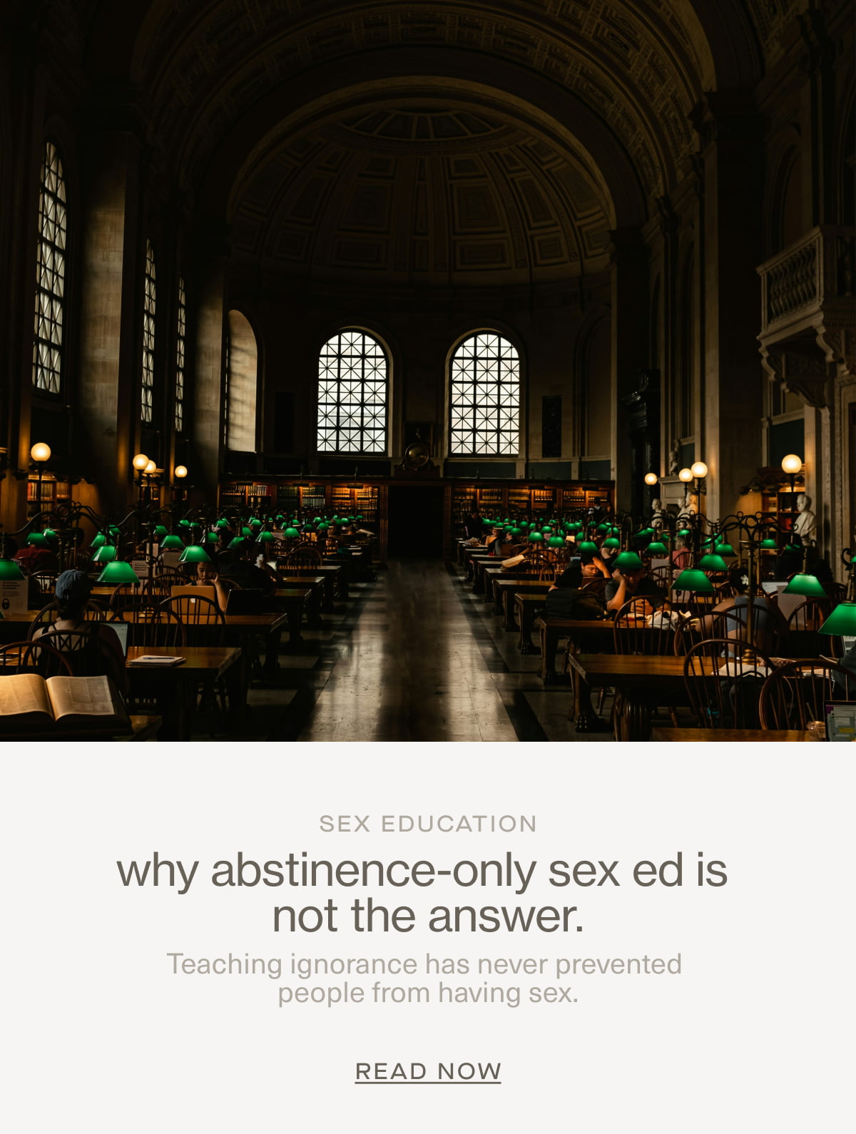 Sex Education | why abstinence-only sex ed is not the answer. | Teaching ignorance has never prevented people from having sex. | READ NOW
