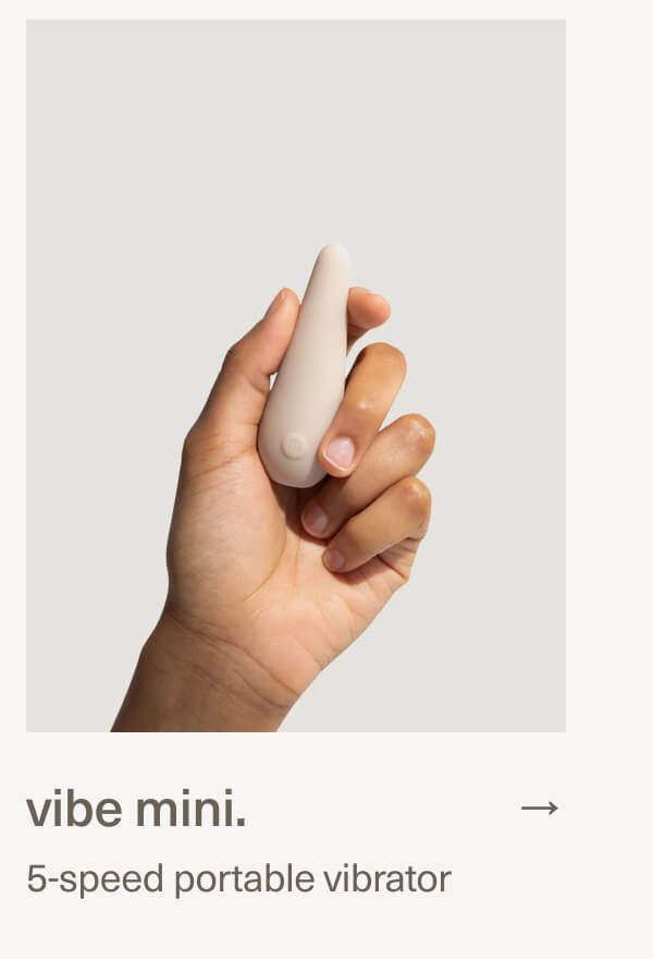 vibe mini. | 5-speed portable vibrator