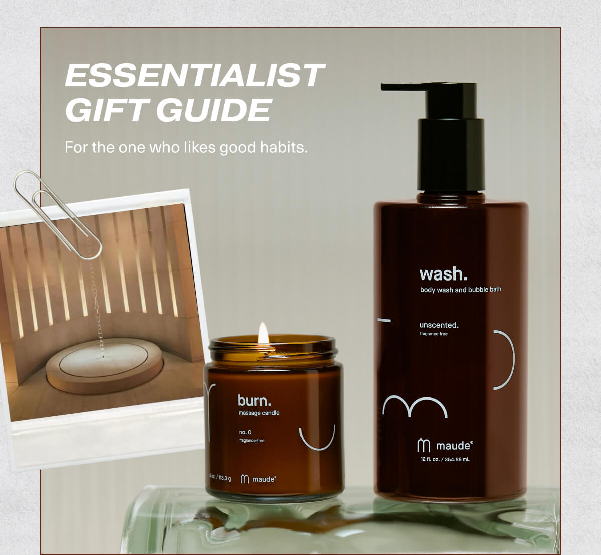 ESSENTIALIST GIFT GUIDE | For the one who likes good habits.