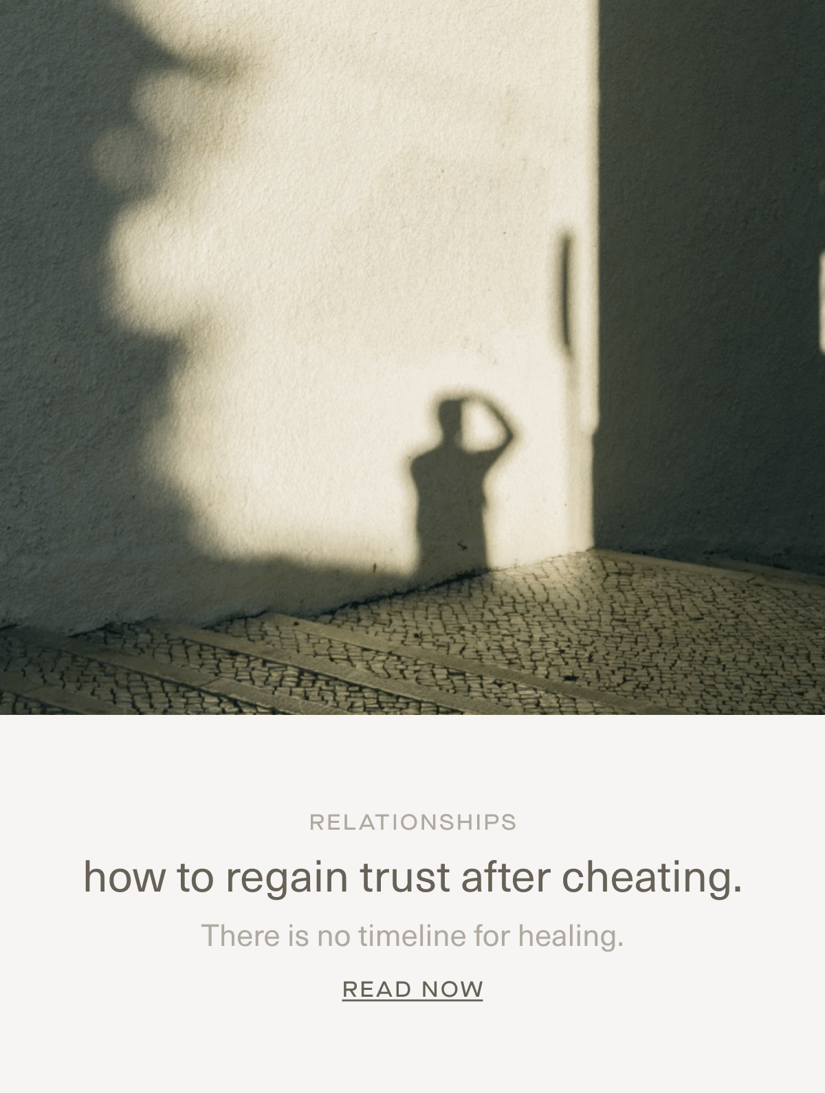 RELATIONSHIPS | how to regain trust after cheating. | There is no timeline for healing. | Read Now RELATIONSHIPS | how to regain trust after cheating. | There is no timeline for healing. | Read Now