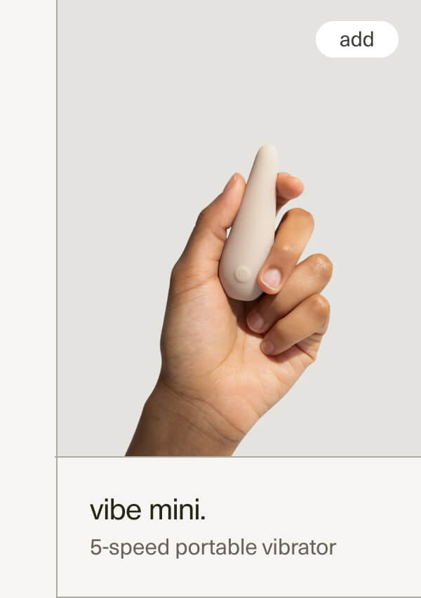 vibe mini. | 5-speed portable vibrator
