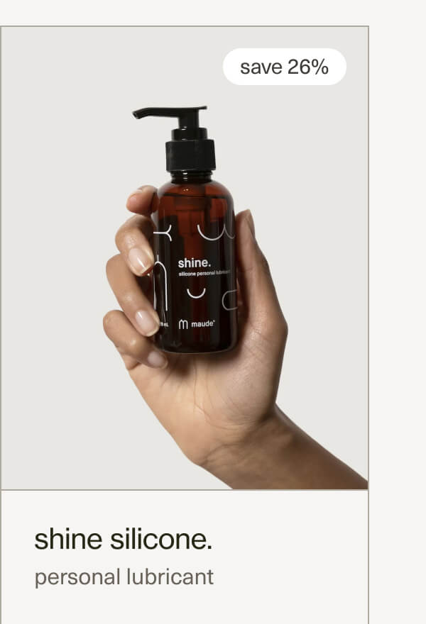 shine silicone. | save 26% | personal lubricant