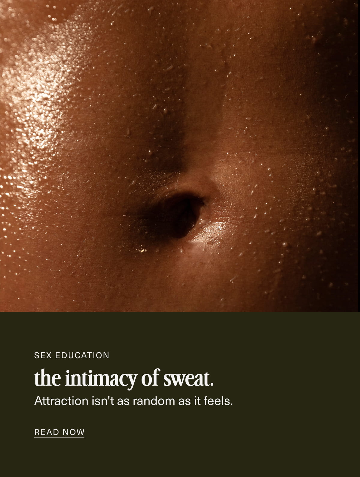 Sex Education | the intimacy of sweat. | Attraction isn't as random as it feels. | READ NOW