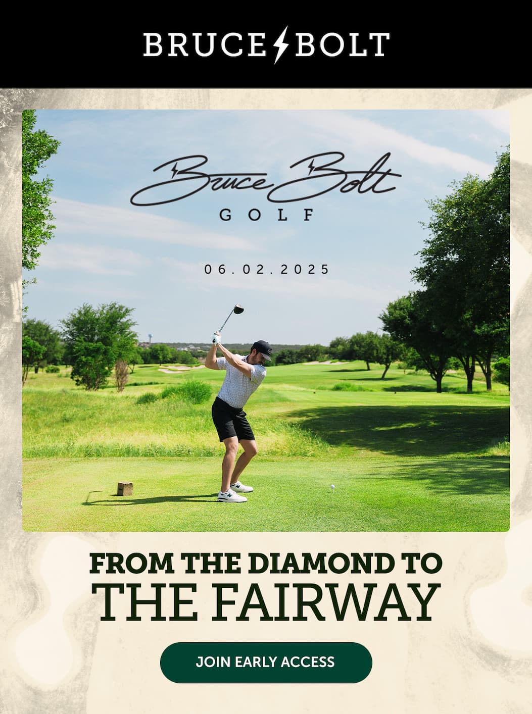 BRUCE BOLT Golf Glove Sign Up