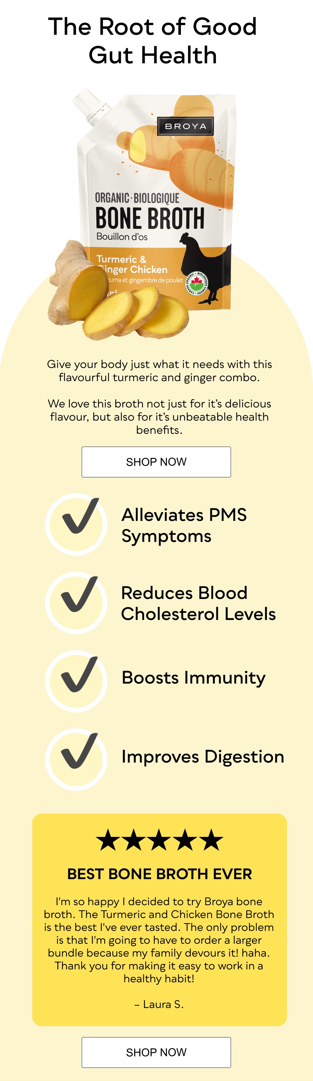 The Root of Good Gut Health 👉 Broya