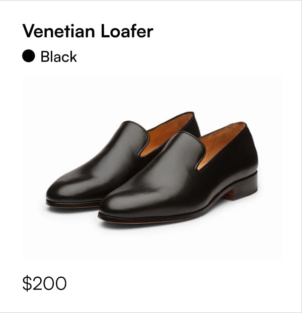 Venetian Loafer - Black