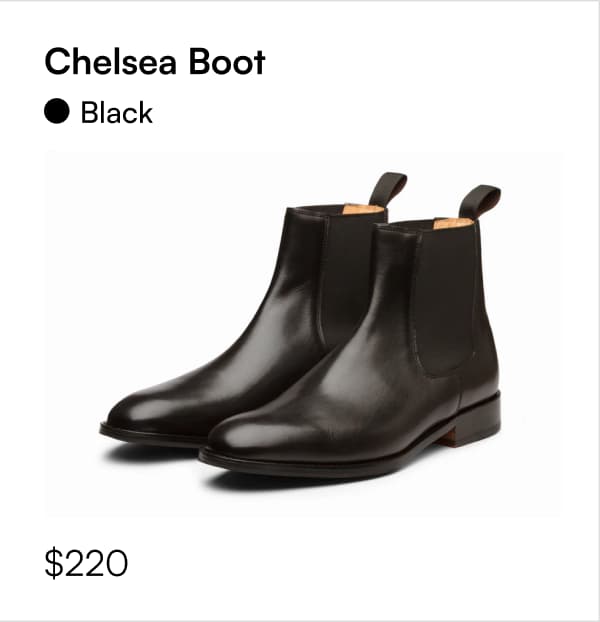 Chelsea Boot • Black