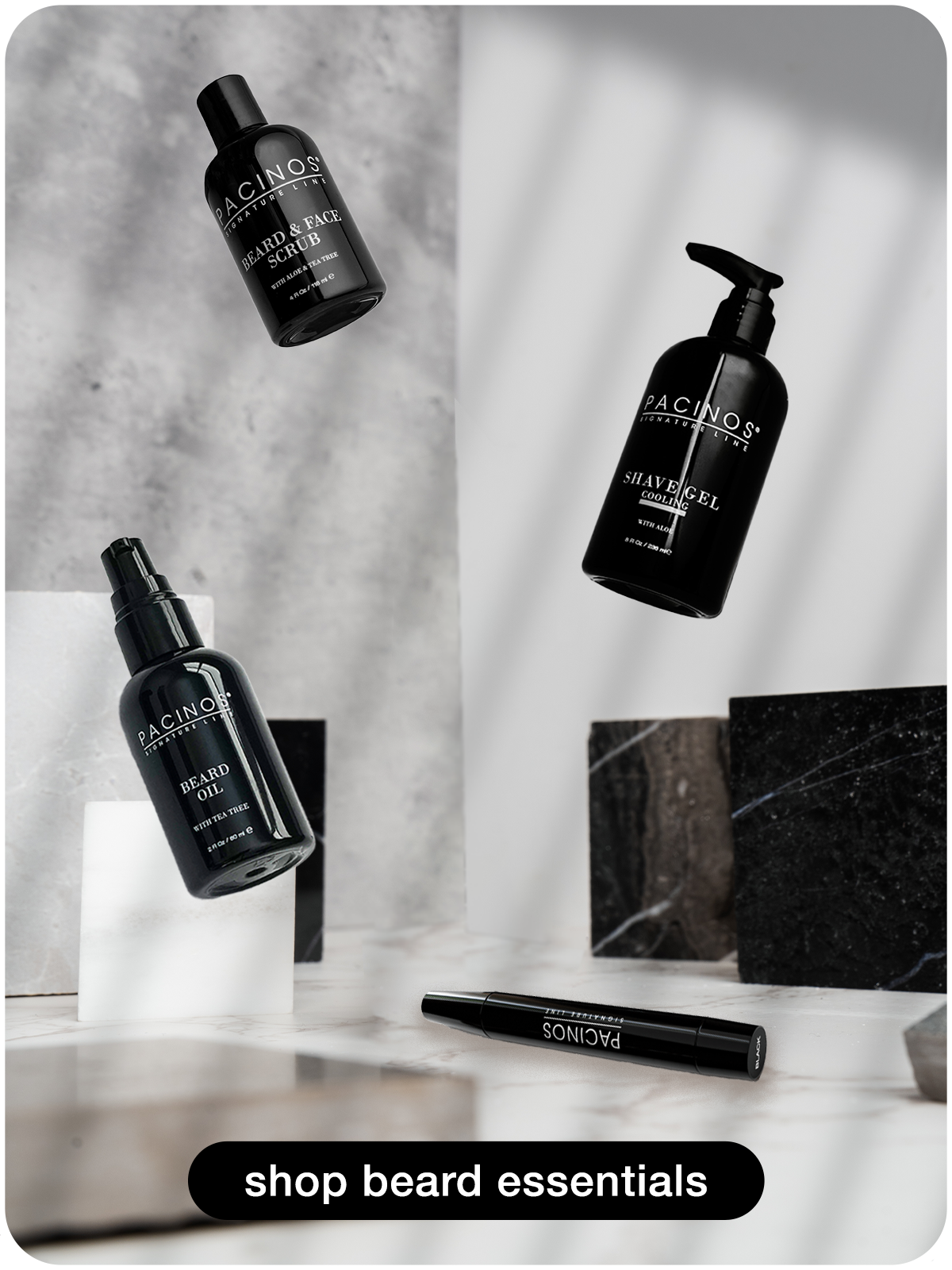 Discover Pacinos Beard Essentials 🔥 Pacinos Products