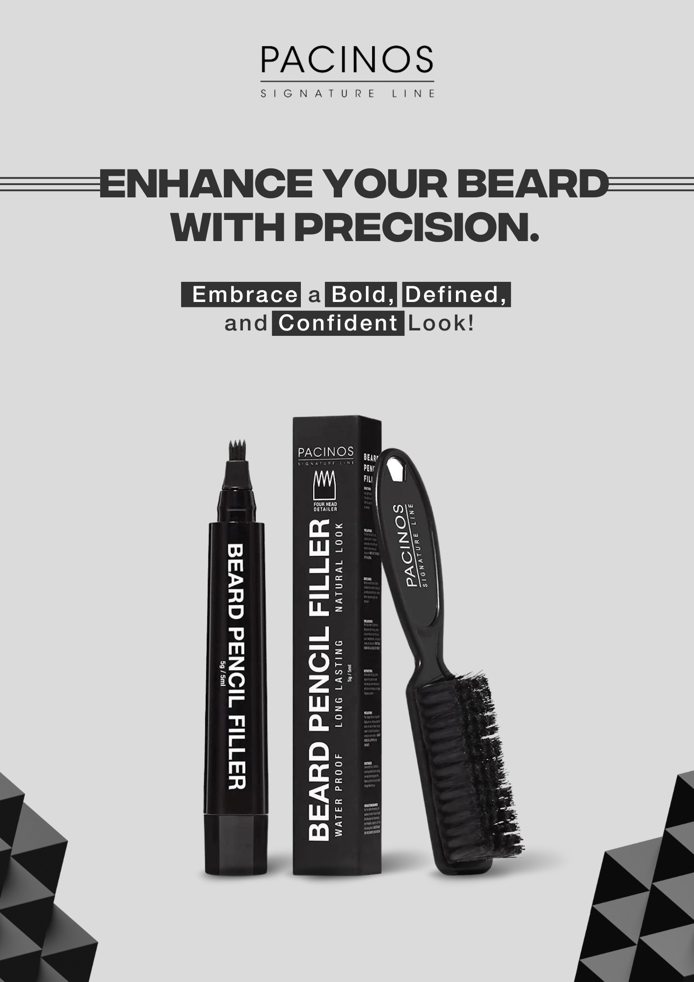 Beard Makeover, Anyone? Fill, Shape, and Command Attention! Pacinos