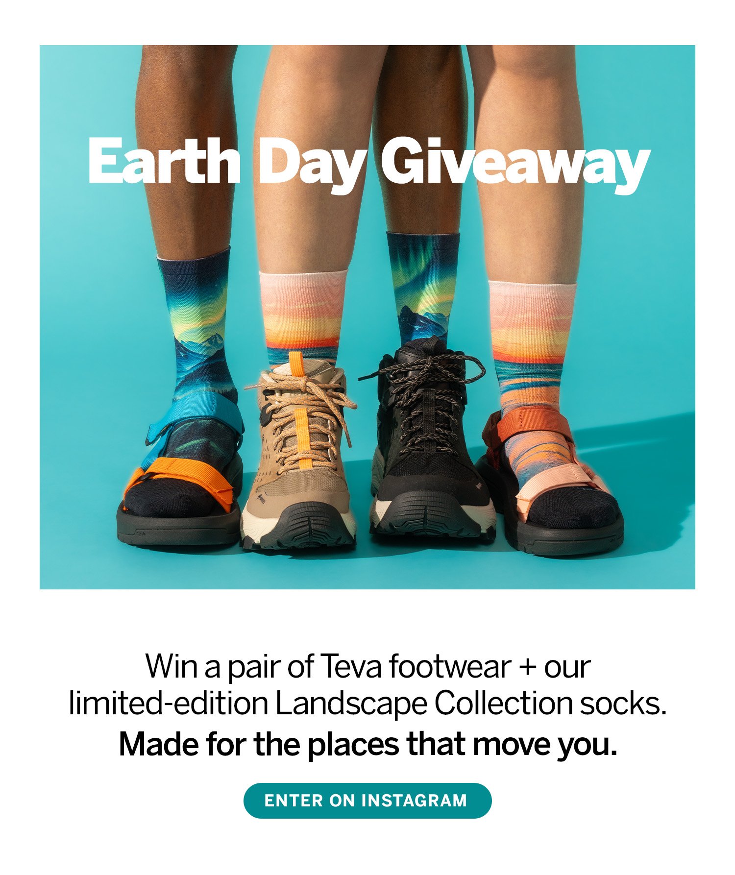 Enter our Earth Day Giveaway with Teva.