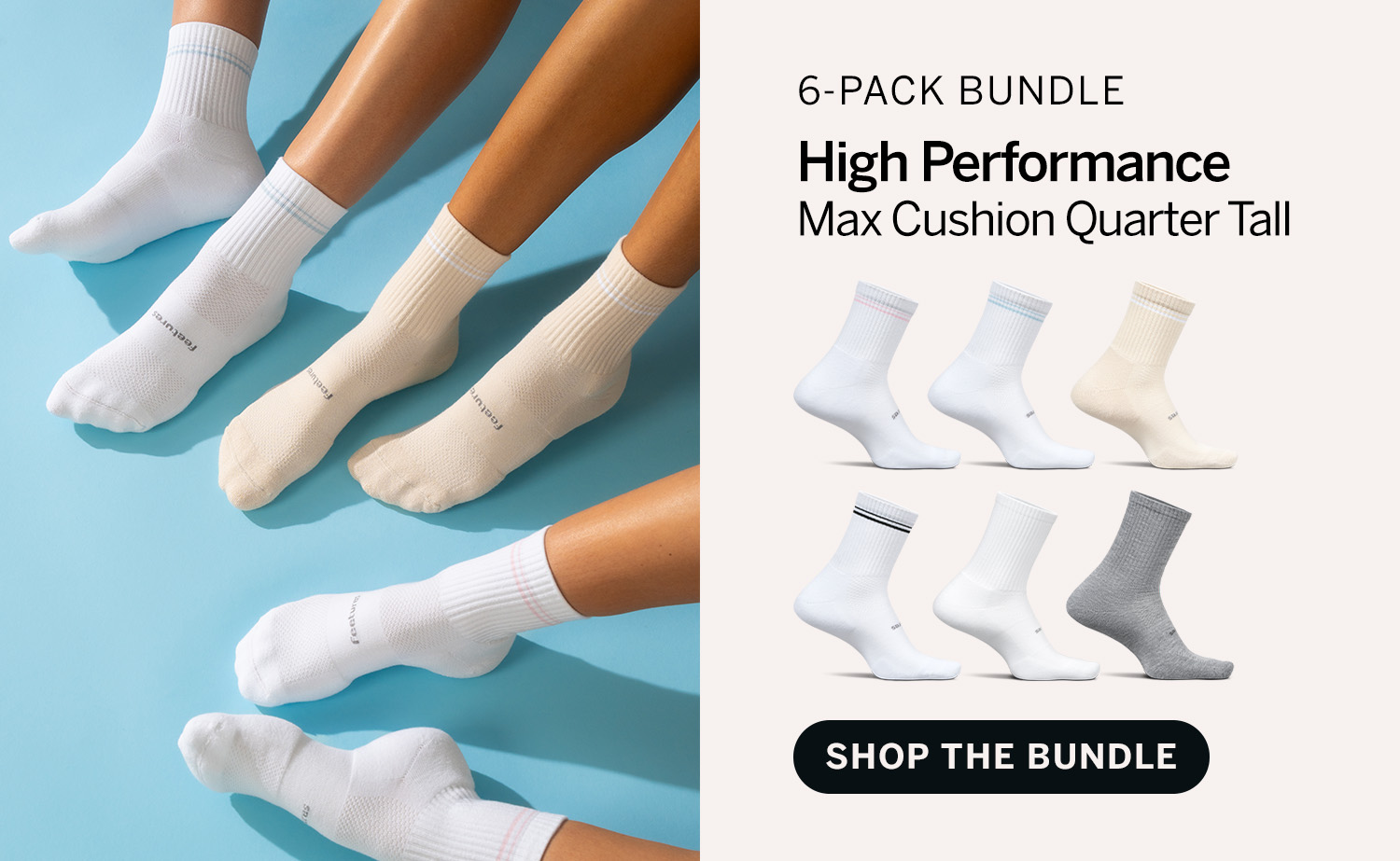 Shop 6-Pack High Performance Max Cushion Quarter Tall