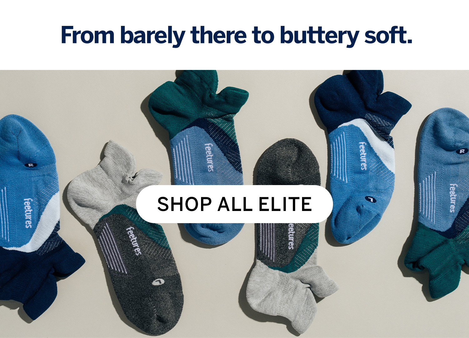 Shop Feetures Elite running socks