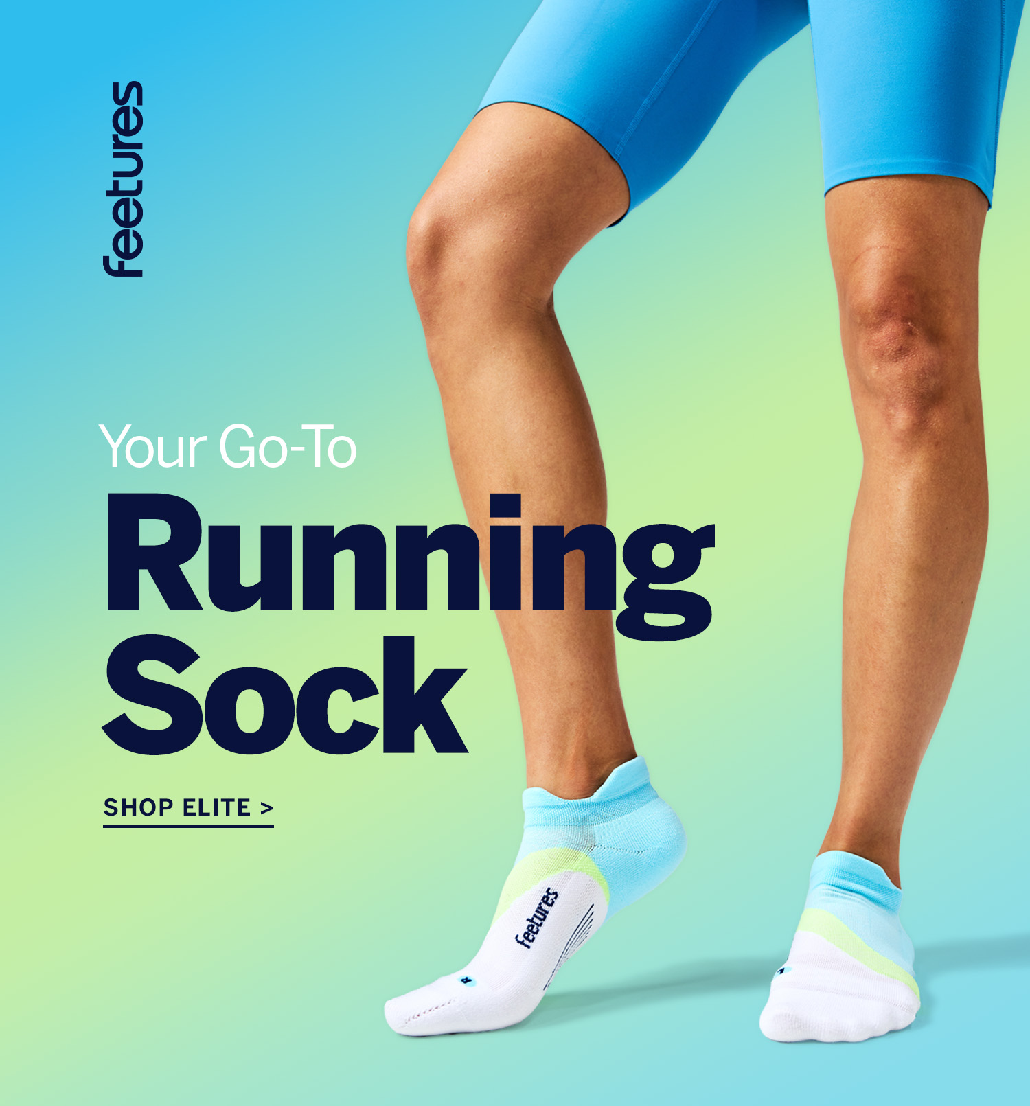 Your Go-To Running Sock. Shop Elite