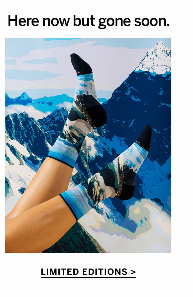 Here now but gone soon.