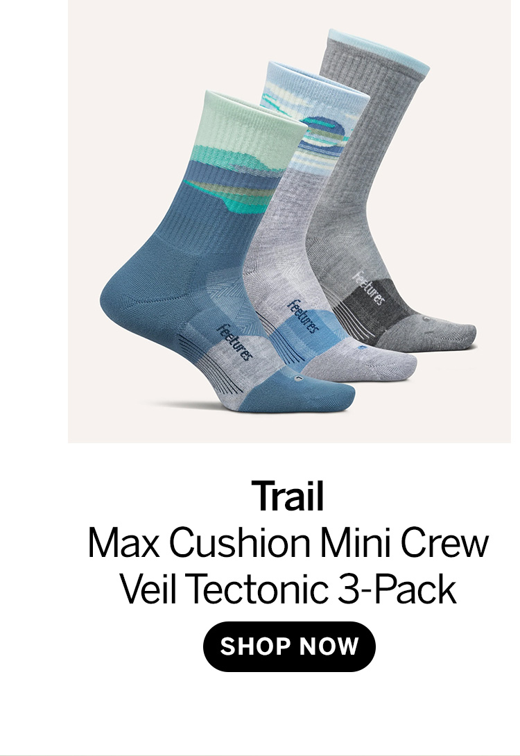 Trail Max Cushion Mini Crew Veil Tectonic 3-Pack. Shop now.