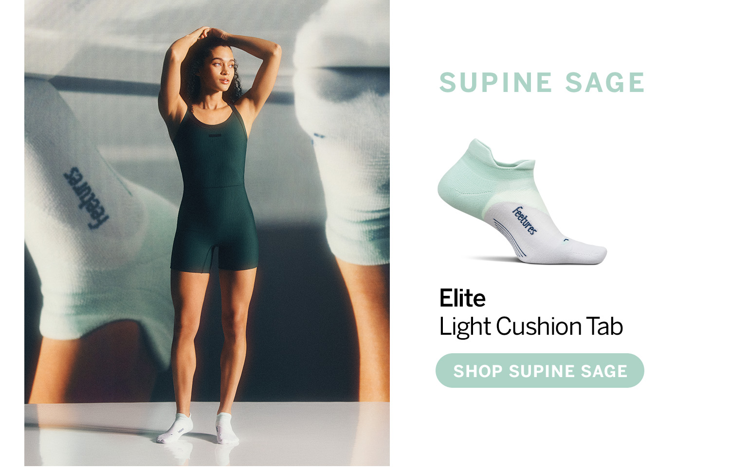 Shop Elite Light Cushion Tab in Supine Sage