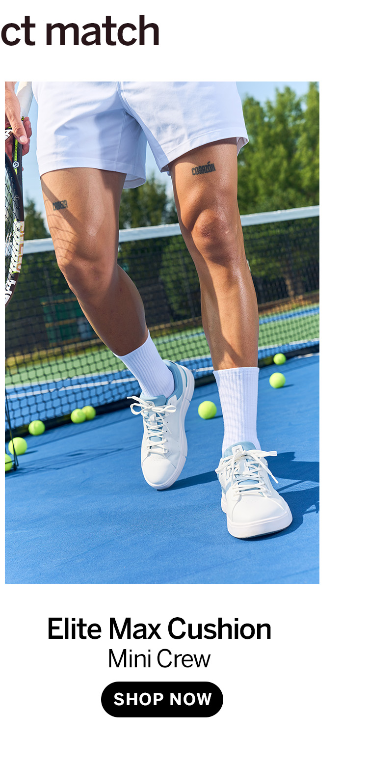 Elite Max Cushion Mini Crew. Shop Now. 
